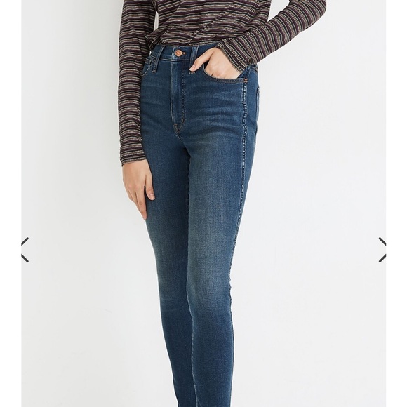 Madewell Roadtripper super soft jeans skinny ankle waist 26 - Picture 4 of 15